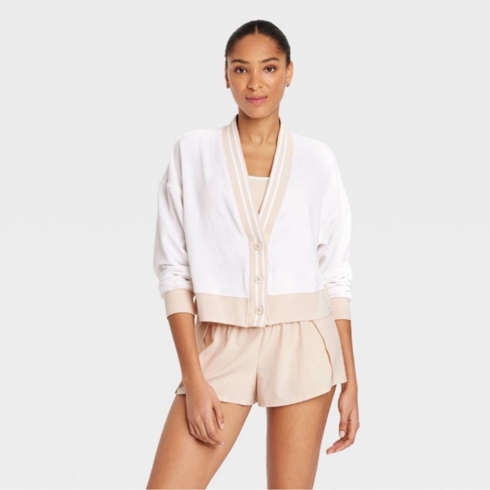 Women's Towel Terry Cardigan
JoyLab White new 🆕